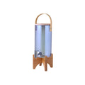 Glass Cold Water Pitcher with Faucet Large Capacity H98990