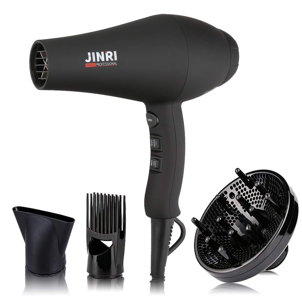 1875W Ionic Hair Dryer with Diffuser and Concentrator L905707