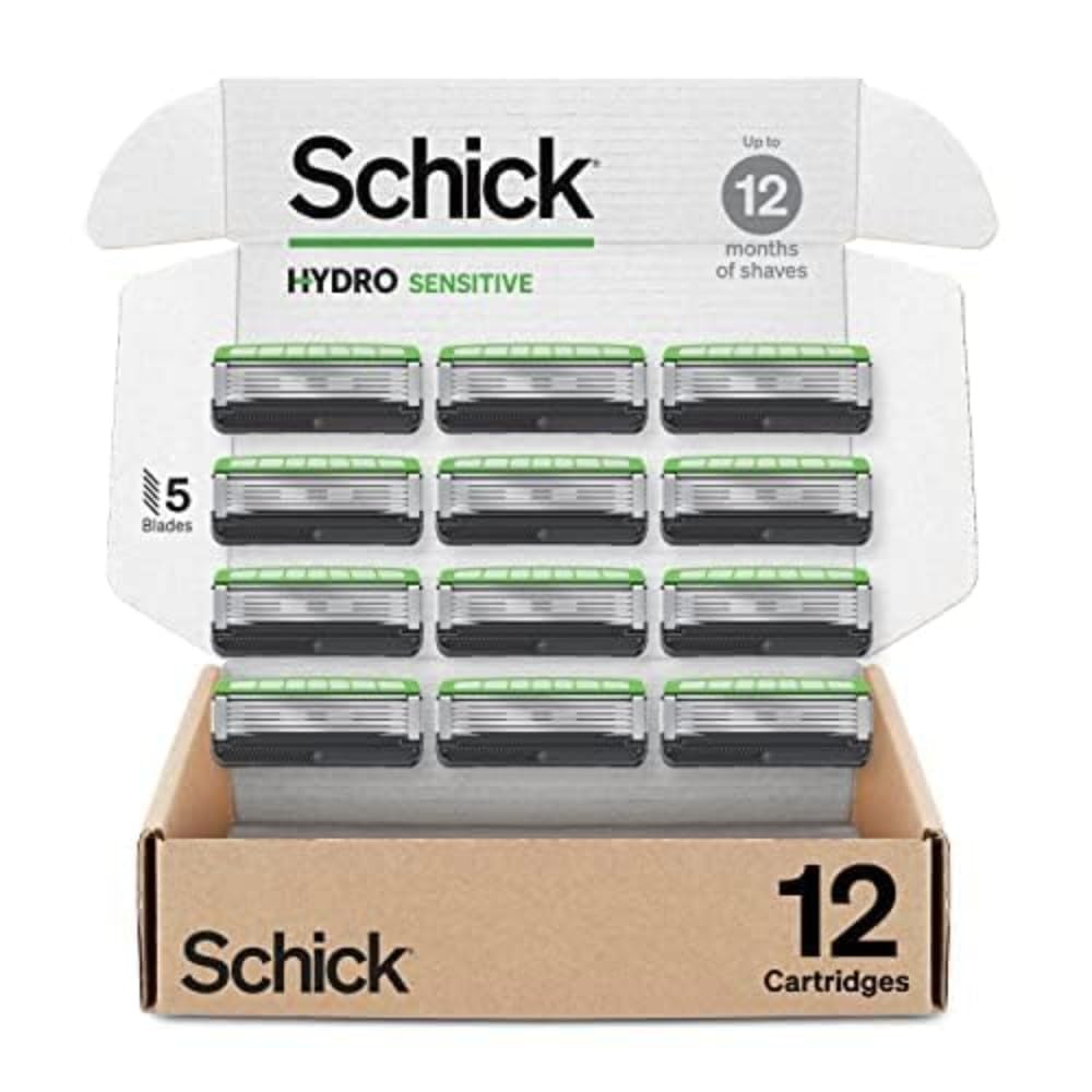 5-Blade Sensitive Razors Refills, 12 ct H852049