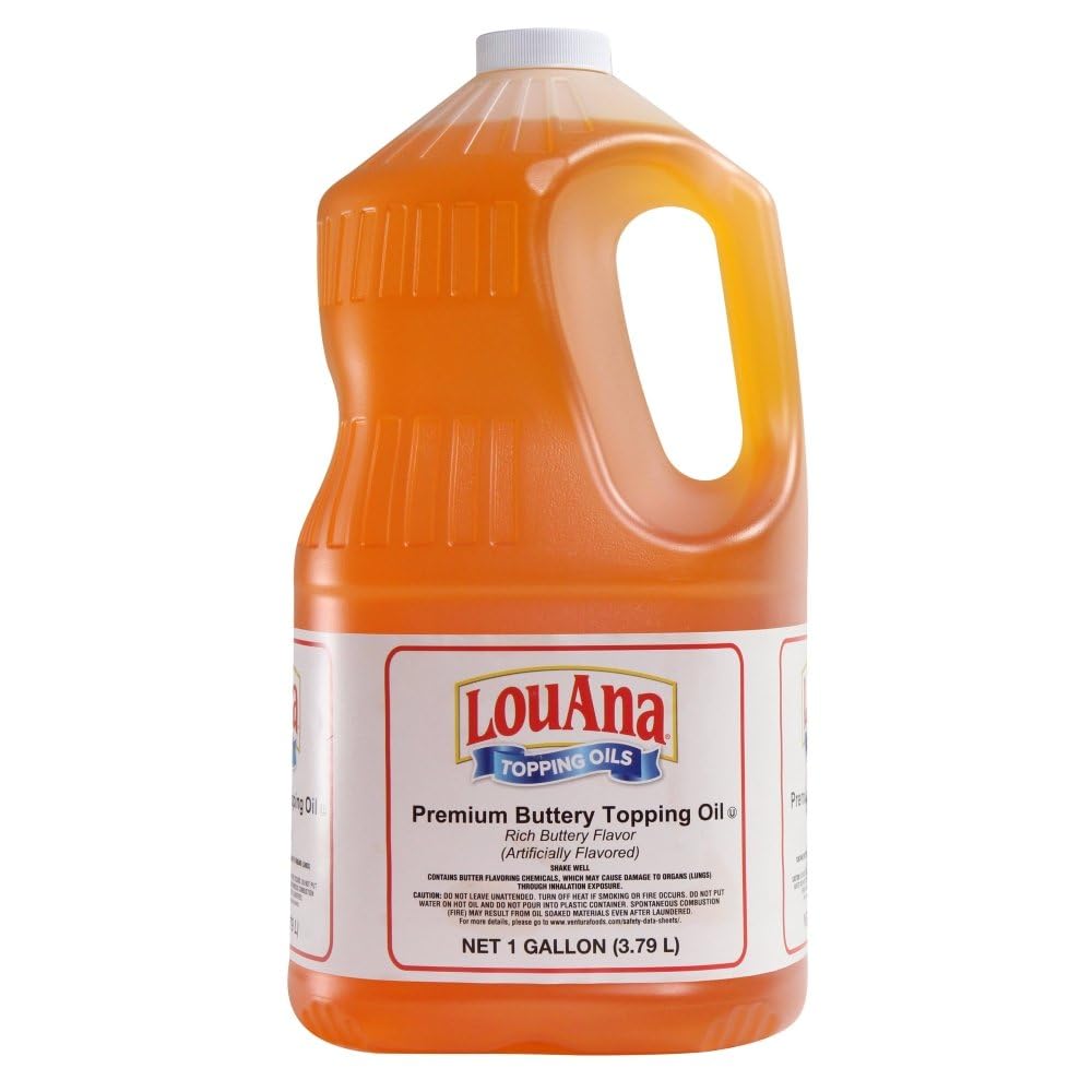 Buttery Popcorn Topping Oil 1 Gallon Jug Y414969