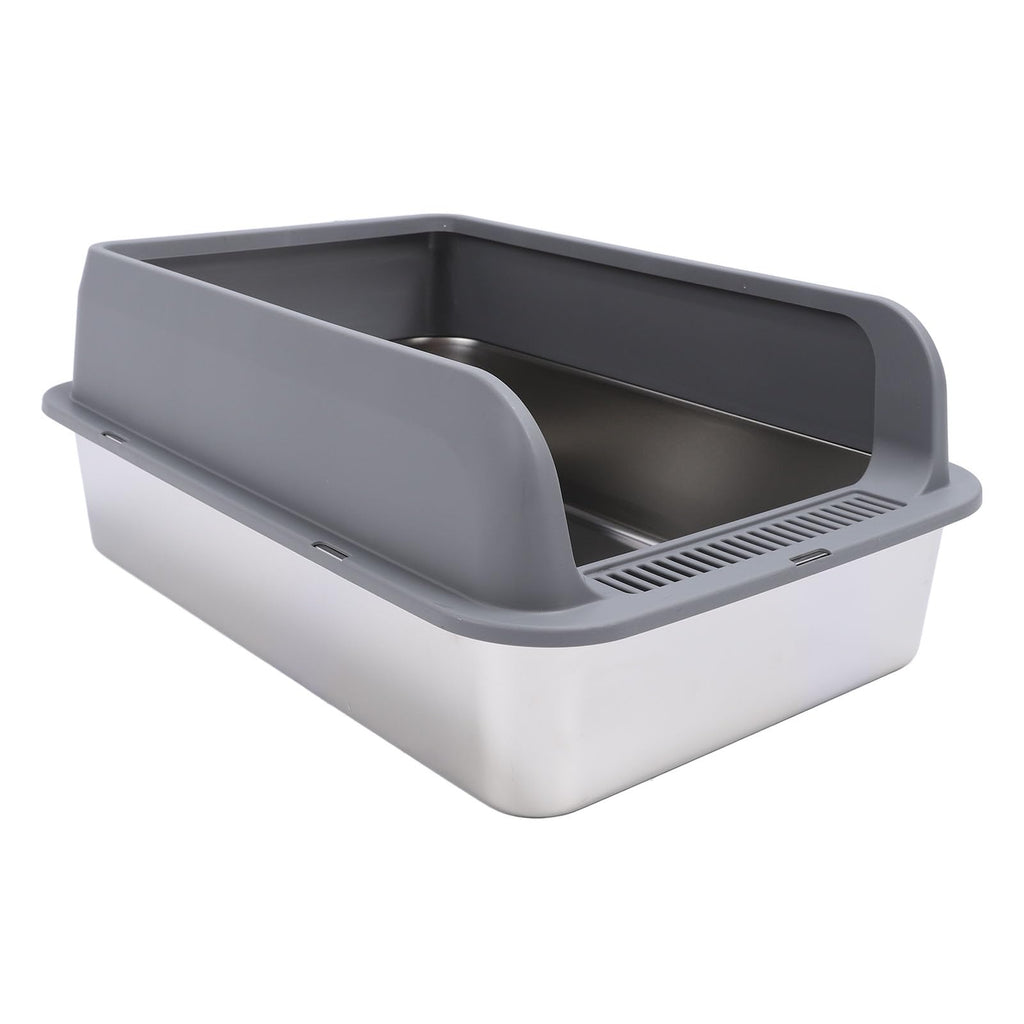 Stainless Steel Enclosed Litter Box with Lid G815