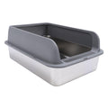 Stainless Steel Enclosed Litter Box with Lid G815