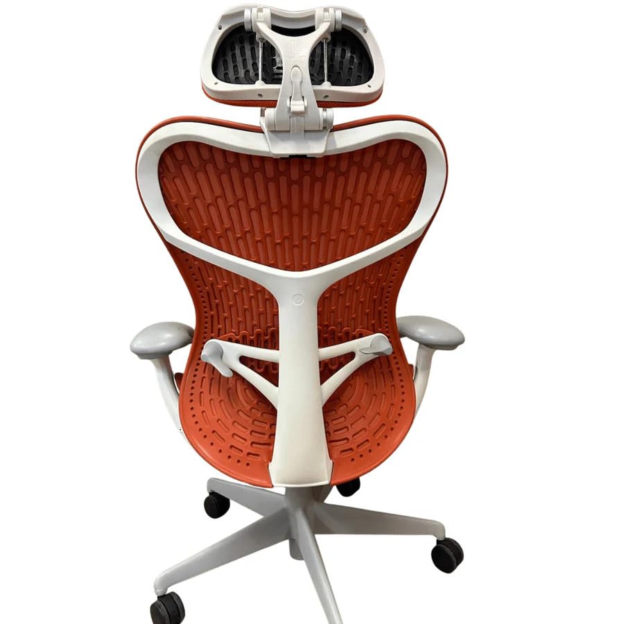 Turquoise Studio White Office Chair with Headrest O48423
