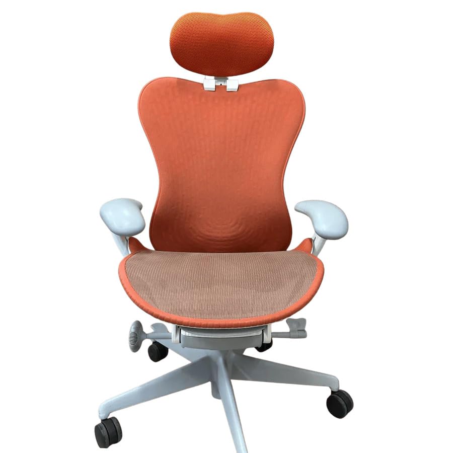 Turquoise Studio White Office Chair with Headrest O48423