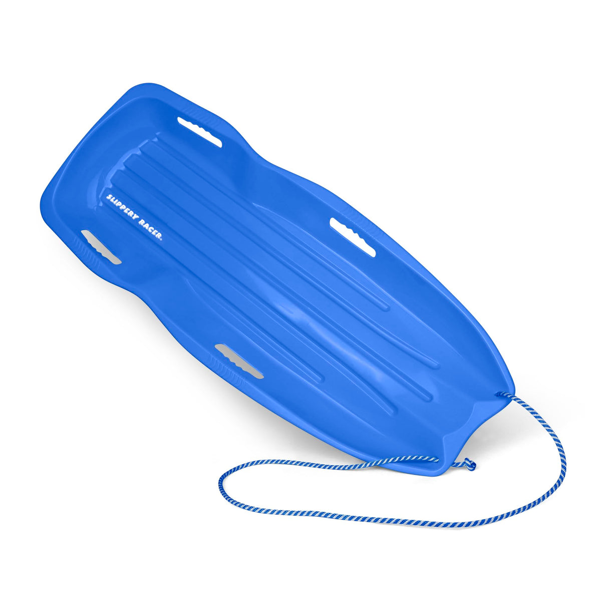 Plastic Toboggan Snow Sled with Pull Rope and Handles P992