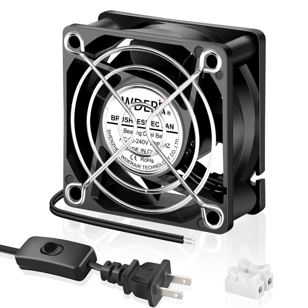 60mm x 25mm Mini Muffin Fan Cooling Axial AC I475