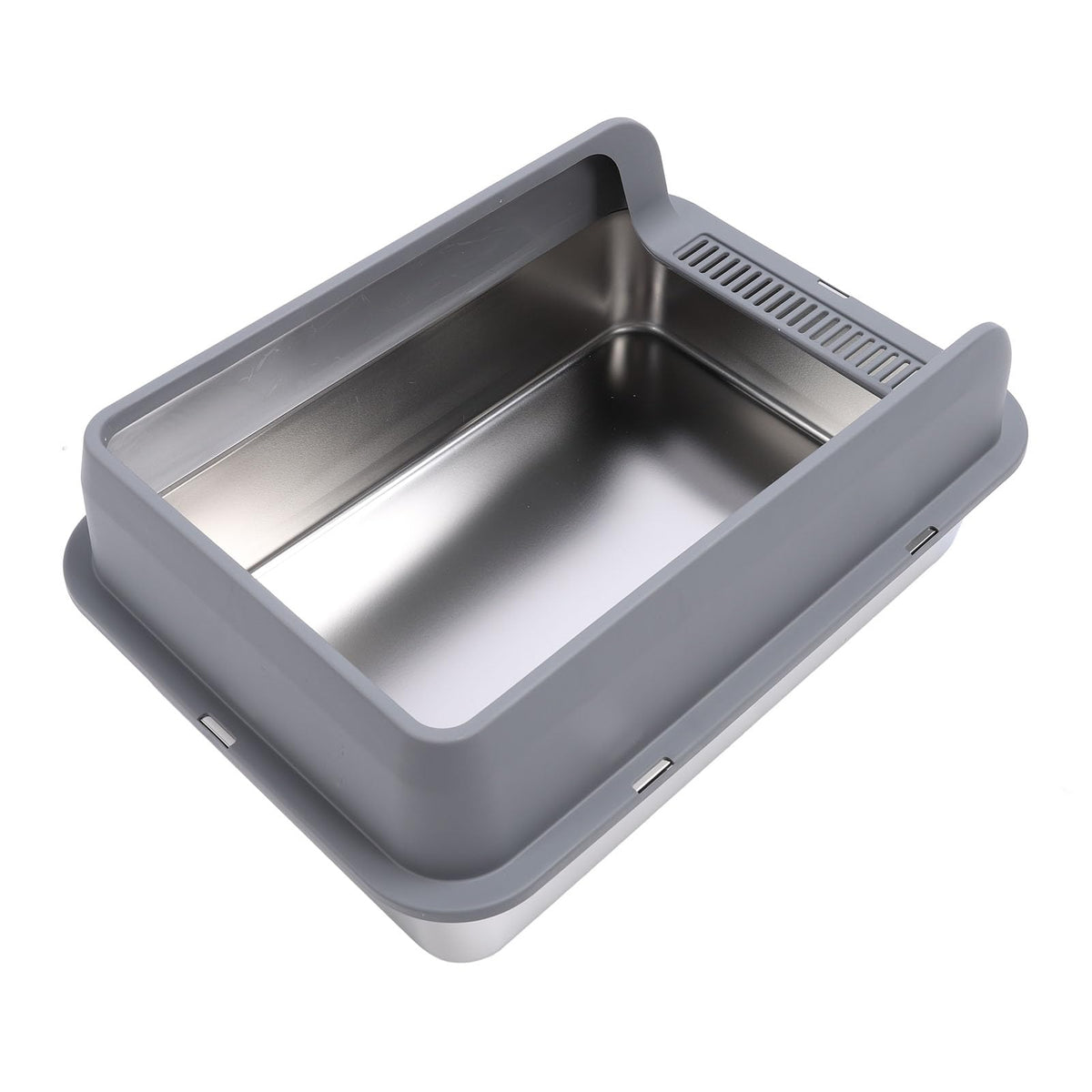 Stainless Steel Enclosed Litter Box with Lid G815