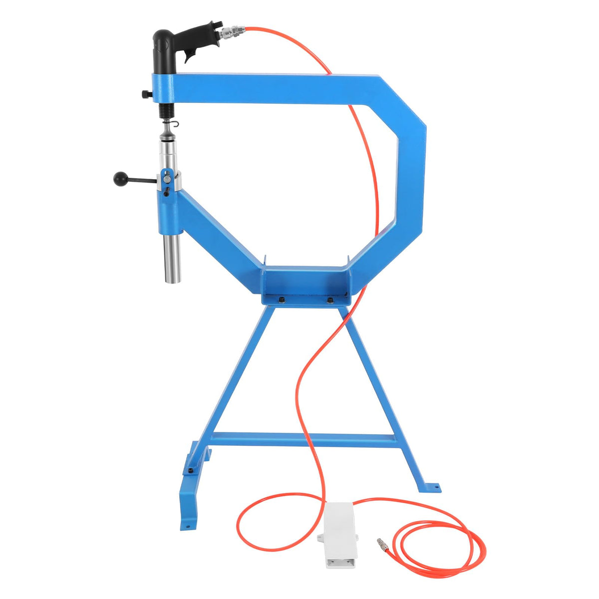 4" Pneumatic Planishing Hammer with Anvil & Cast-Iron Stand J278