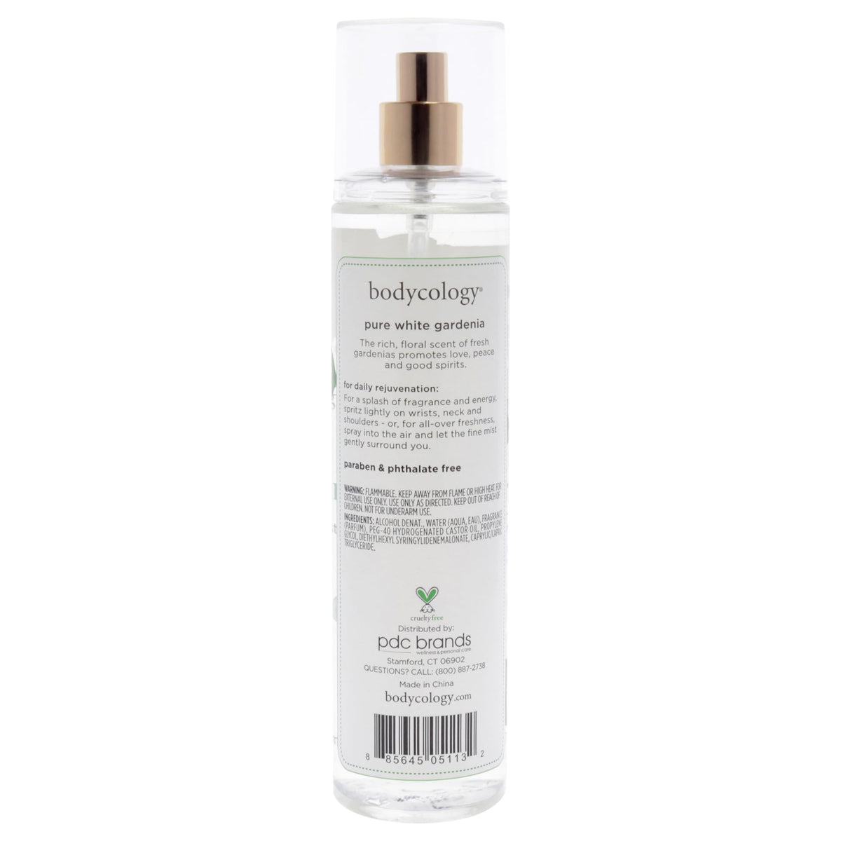Long-Lasting Fragrance Body Mist, Pure White Gardenia, 8 fl oz P369