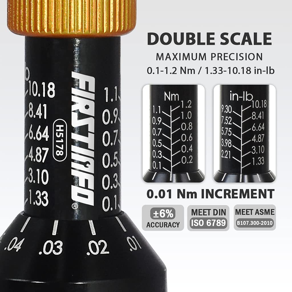Certified Torque Limiting Screwdriver 0.1-1.2 Nm L884