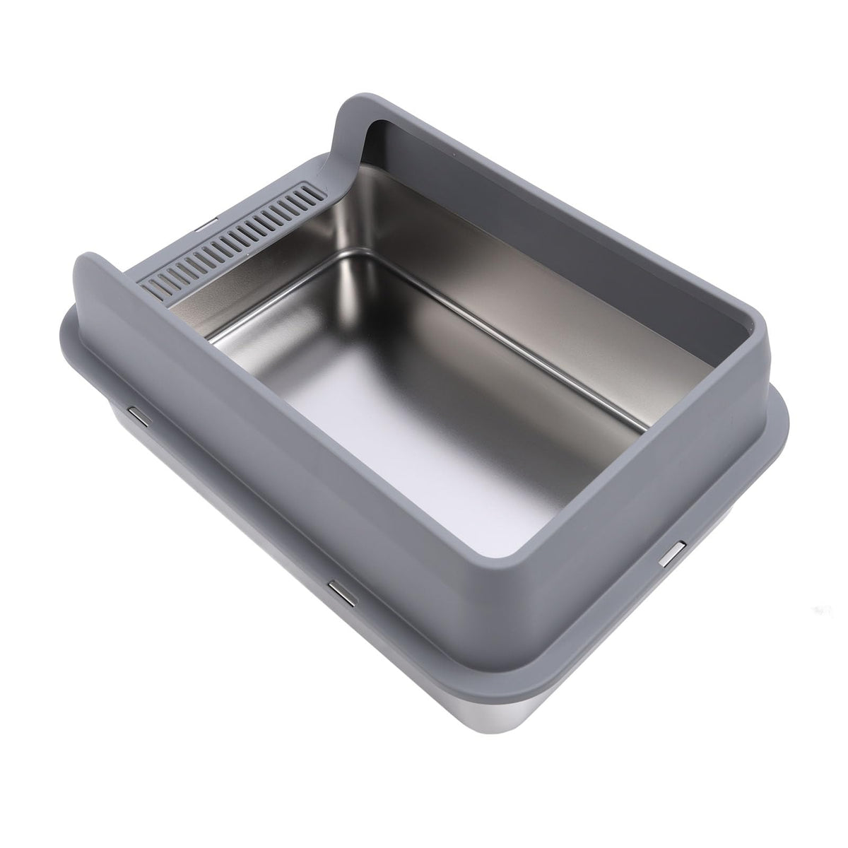 Stainless Steel Enclosed Litter Box with Lid G815