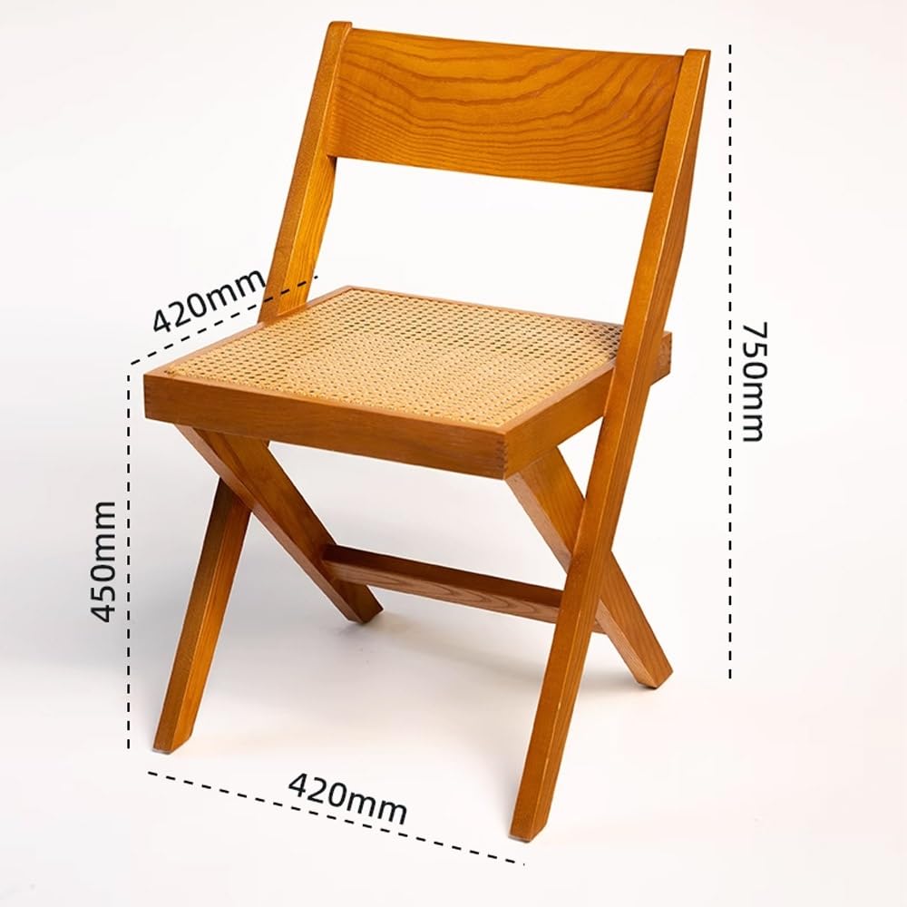 Teal Wood Folding Chair with Backrest D859