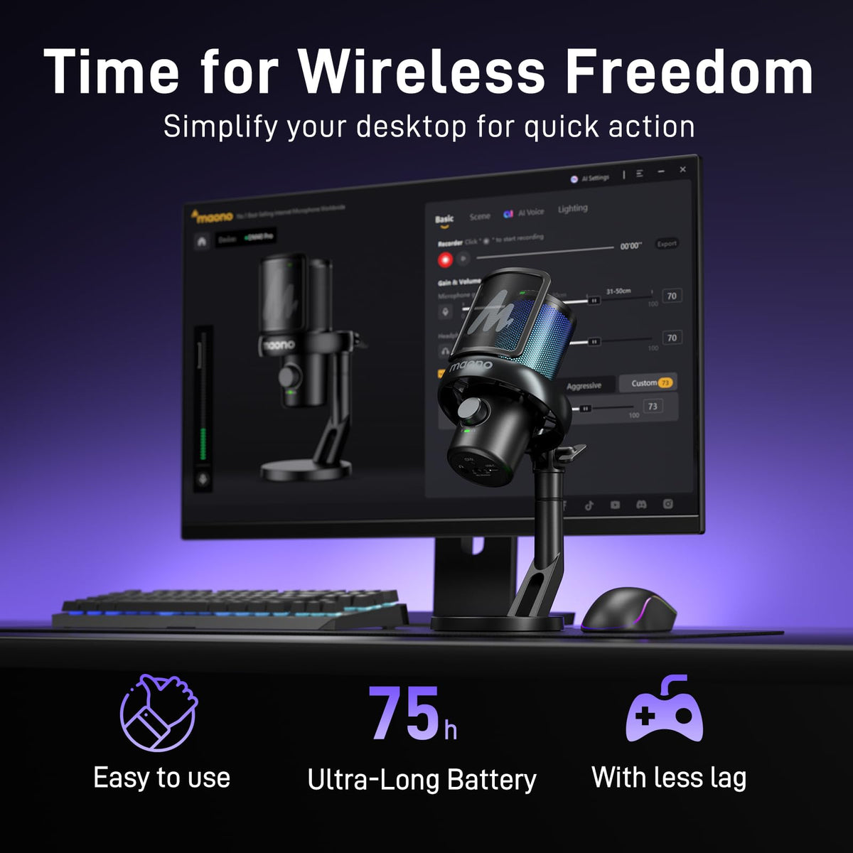 Wireless USB Gaming Microphone Y259223