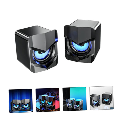 2 Pack Mini USB Powered Computer Speakers G517