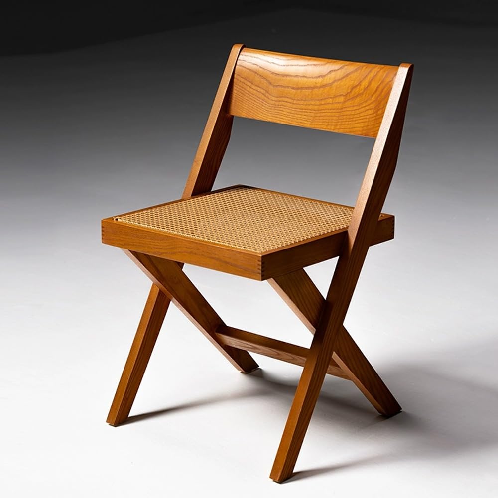 Teal Wood Folding Chair with Backrest D859