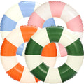 Large Inflatable Pool Float 36 Inch Striped Swim Rings G386916