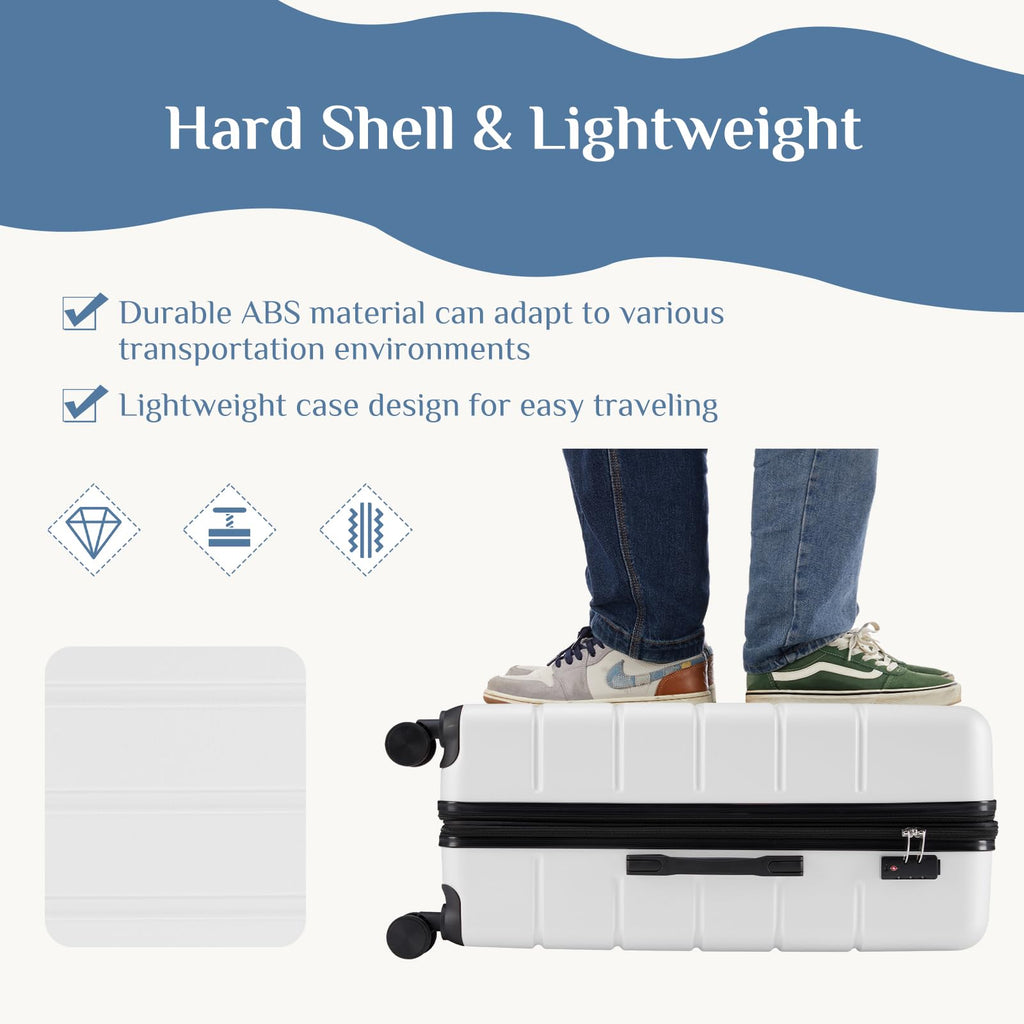 20 Inch Expandable Hardside Spinner Luggage with TSA Lock N453