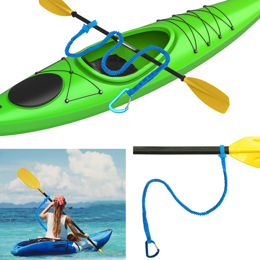 Kayak Paddle Leash 3-7 ft Stretchable Strap B7396