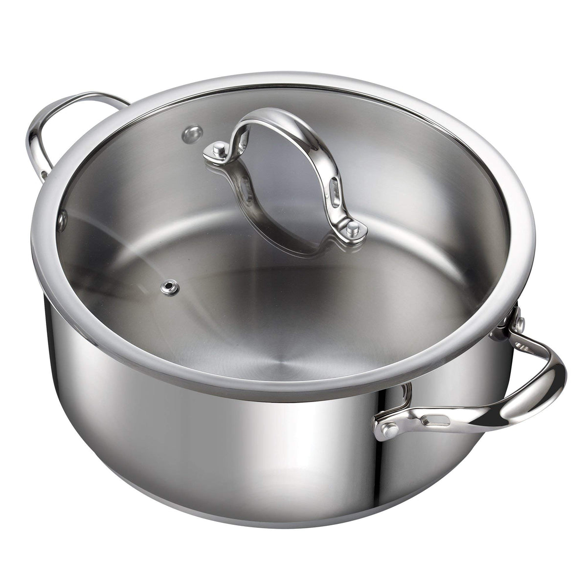 7 Quart Stainless Steel Stock Pot with Lid R605425