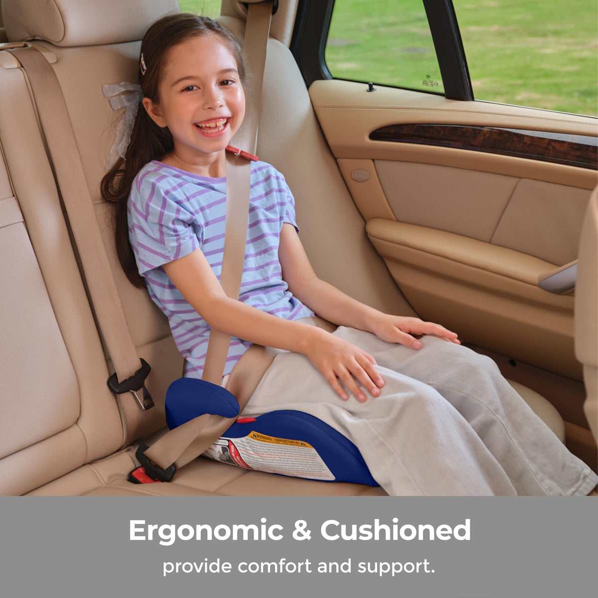 Backless Booster Car Seat, 40-100 lbs C5453