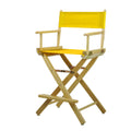 24" Natural Frame-Gold Canvas Director Chair P1739