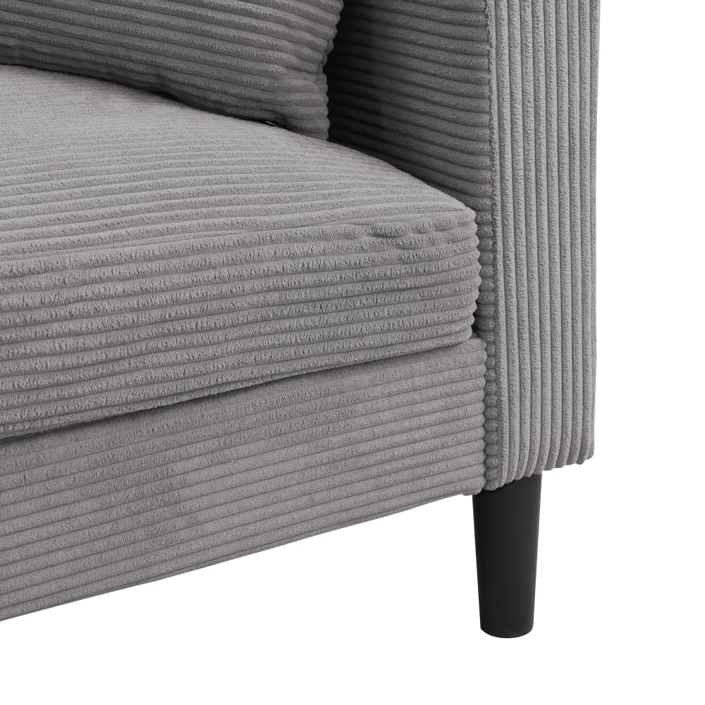 Light Gray 2 Seat Upholstered Sofa D94121