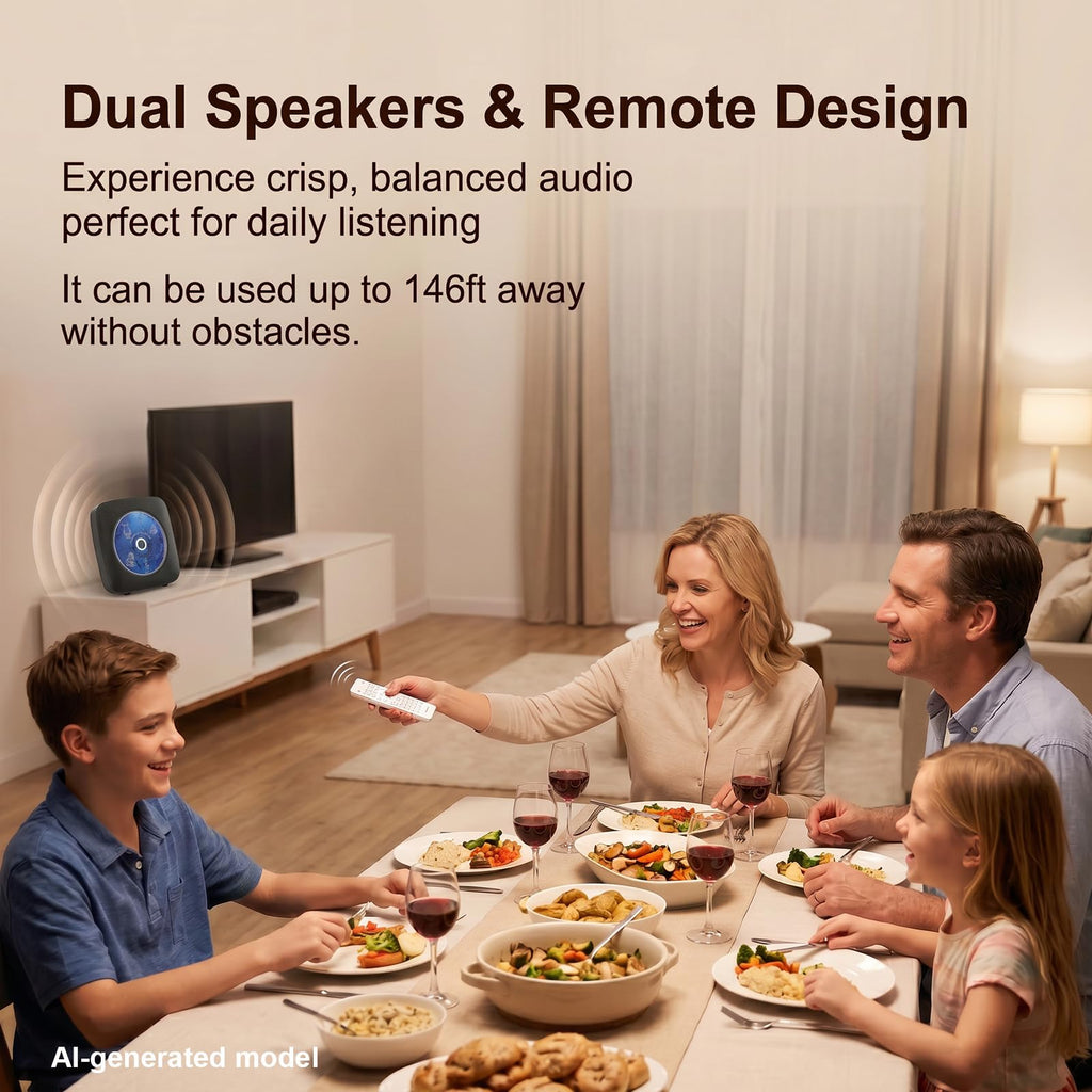 Portable Bluetooth CD Player B9947