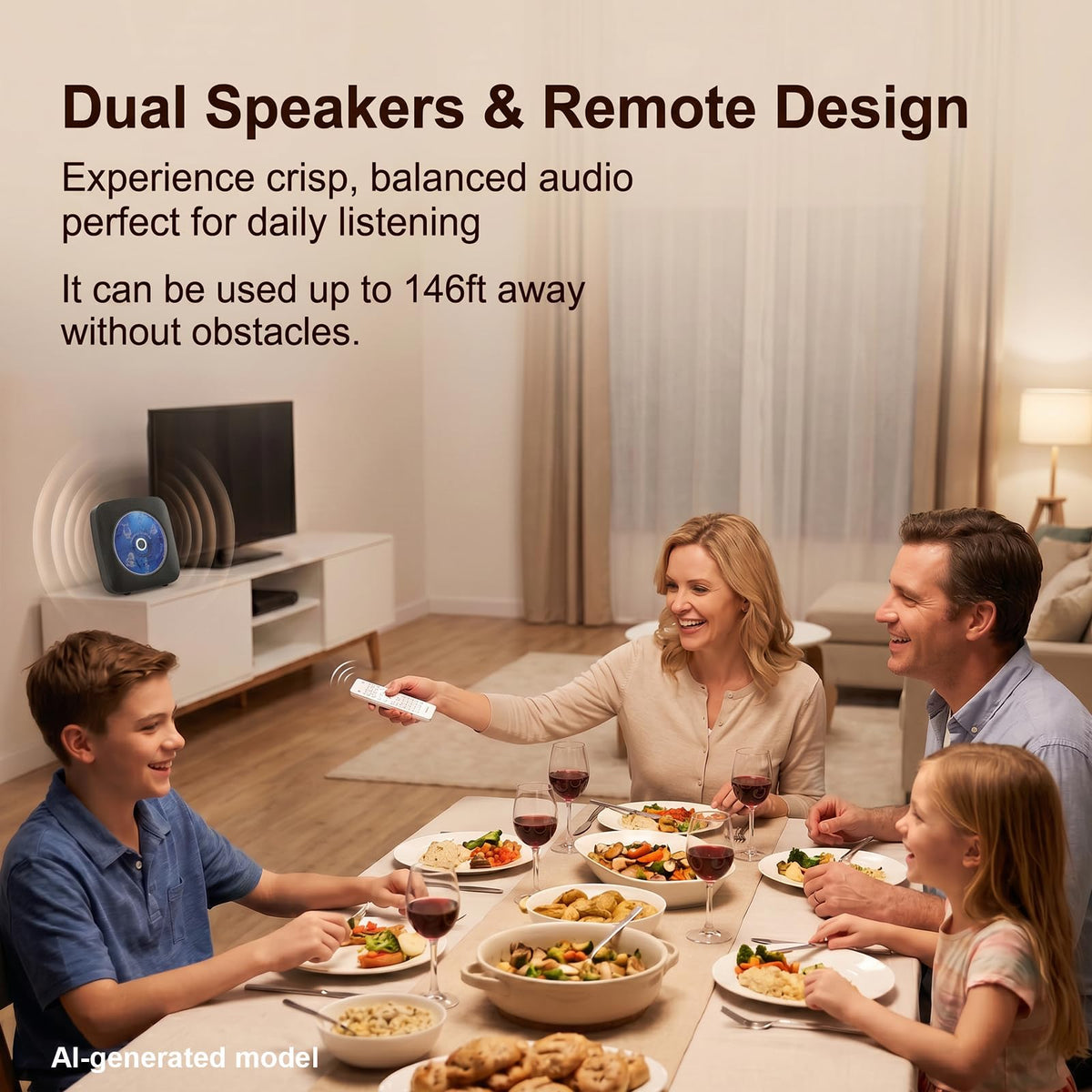 Portable Bluetooth CD Player B9947