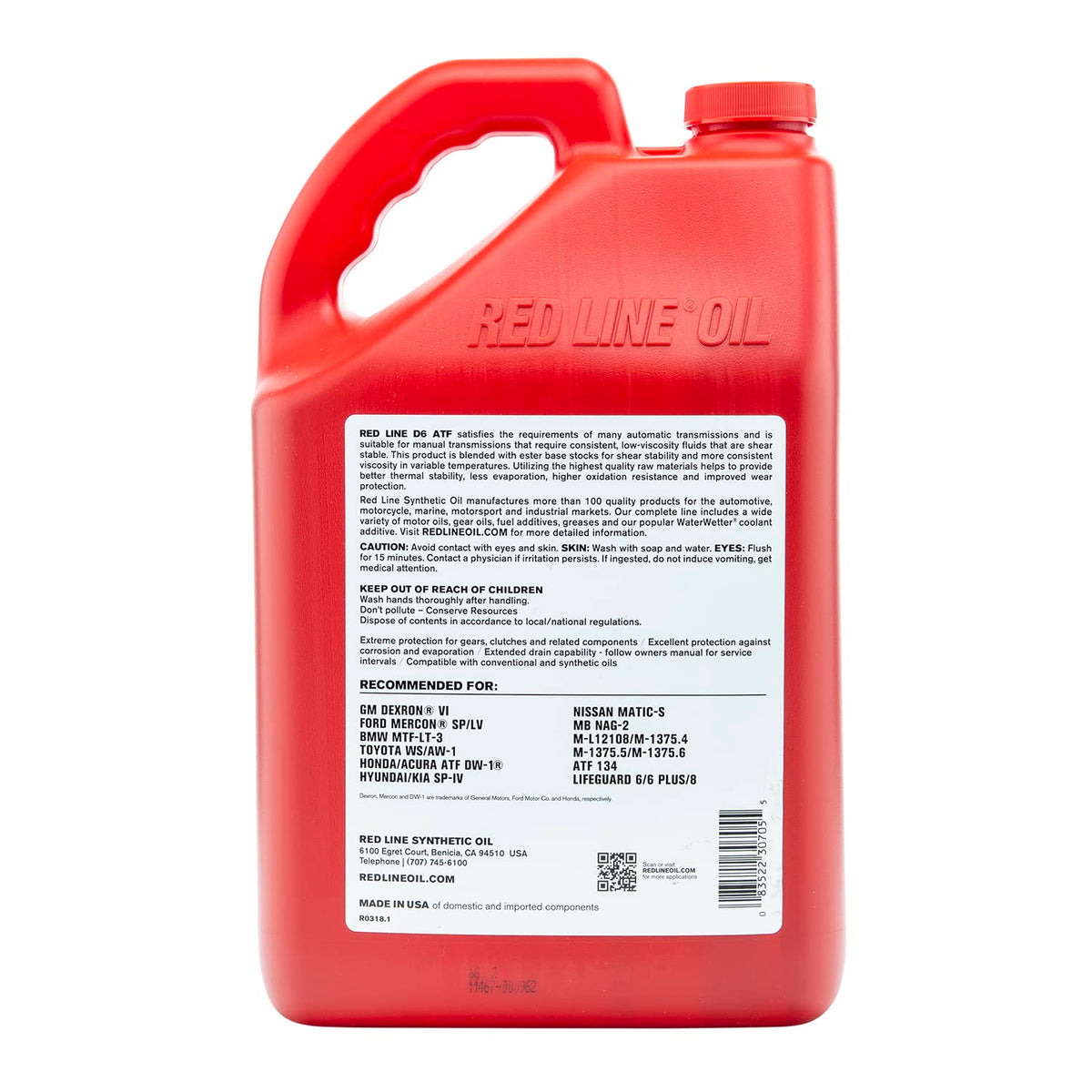 Full Synthetic Automatic Transmission Fluid 1 Gallon I4698