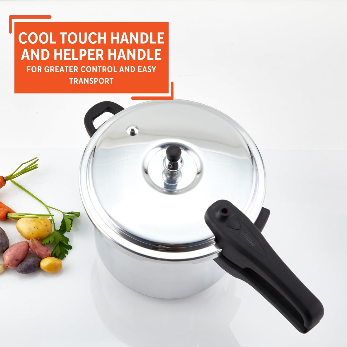 7 Quart Stovetop Aluminum Pressure Cooker V52190