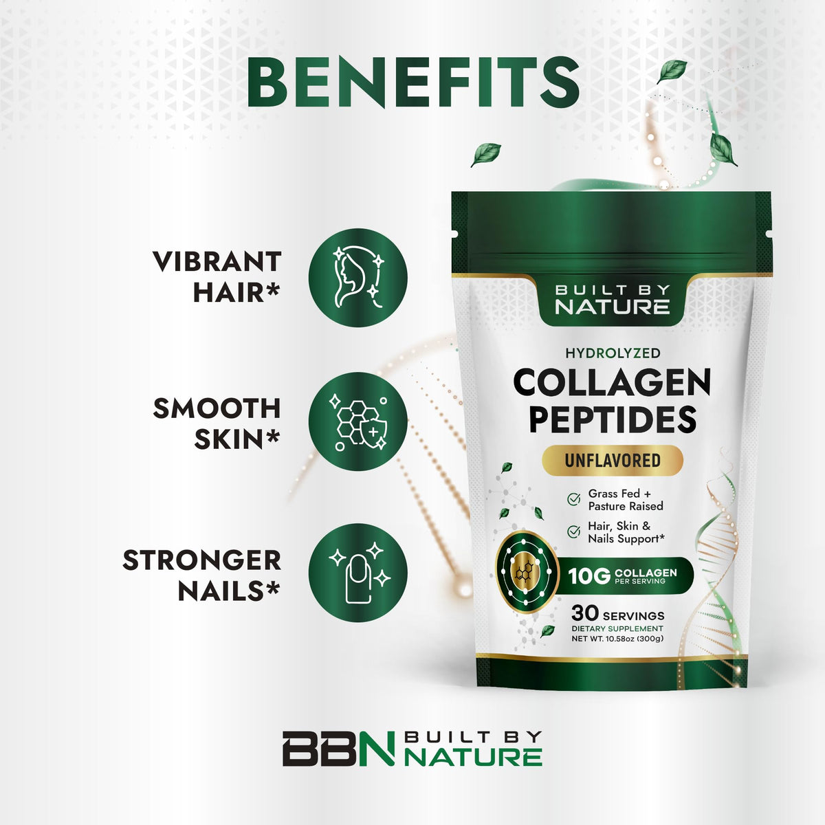 Collagen Peptides Powder Unflavored 10.58 oz O156705