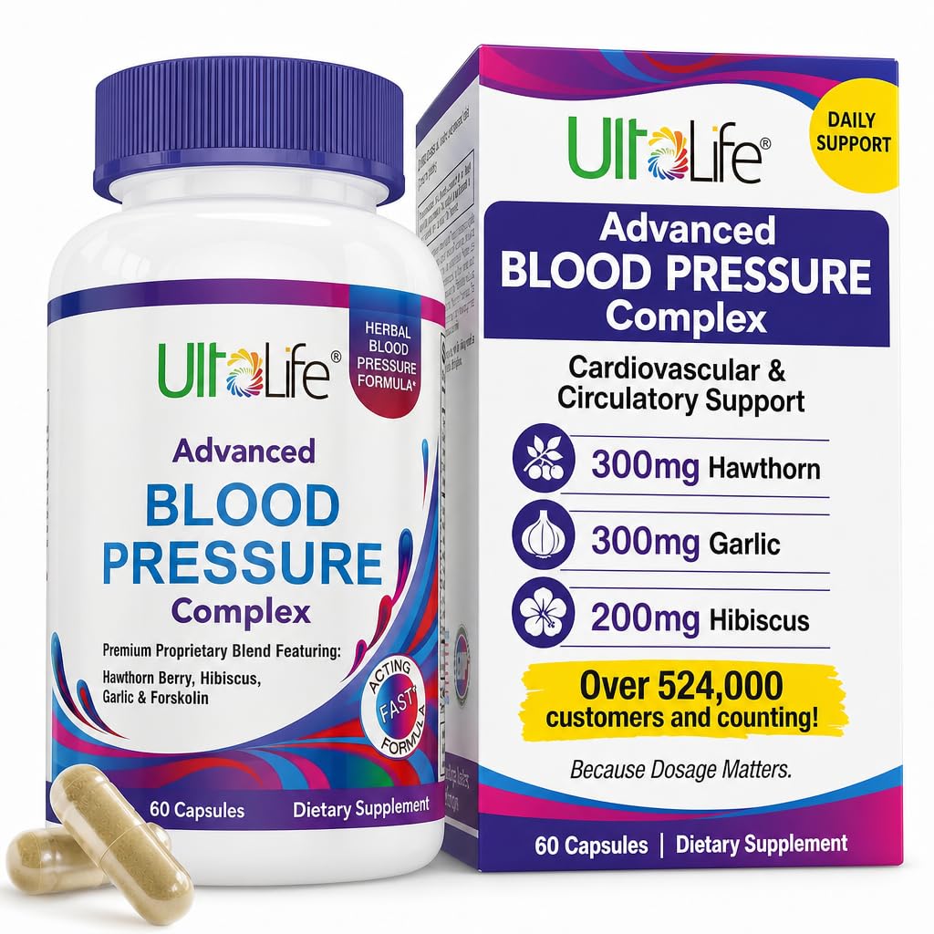 300mg Hawthorn 300mg Garlic 200mg Hibiscus 60 Vegetable Capsules X98030