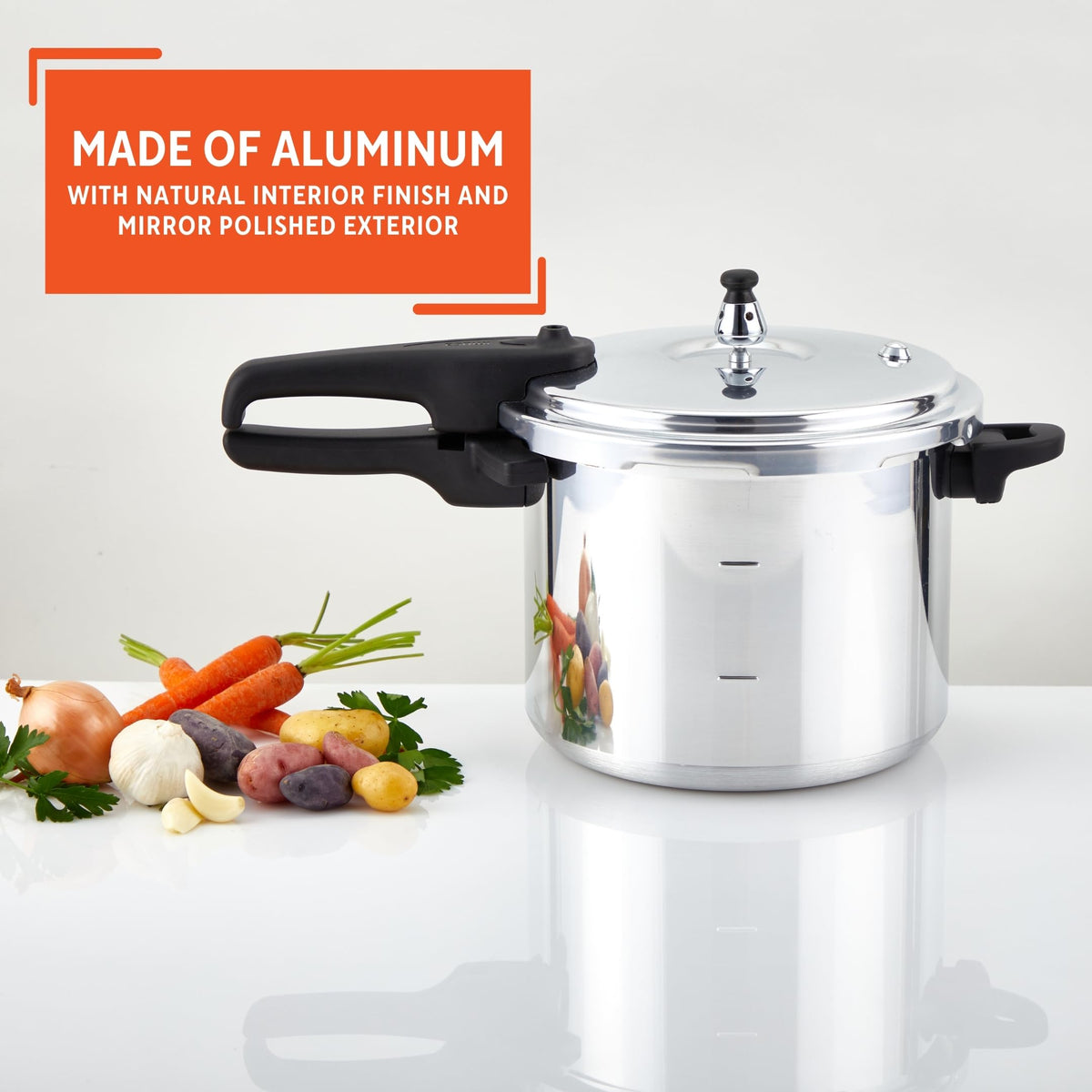 7 Quart Stovetop Aluminum Pressure Cooker V52190