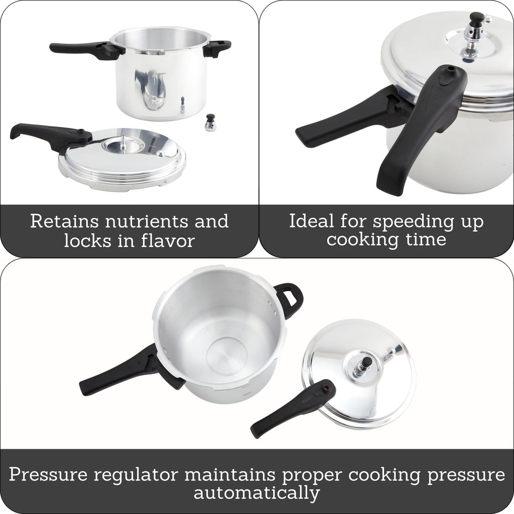 7 Quart Stovetop Aluminum Pressure Cooker V52190