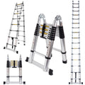 16.5FT Telescoping Ladder with Stabilizer Bar V752996