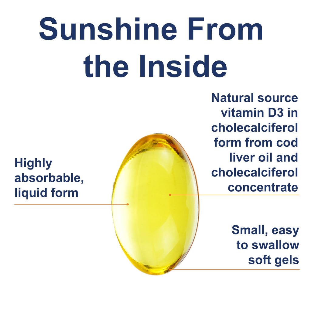 Vitamin D3 4000 IU 360 Softgels F41815
