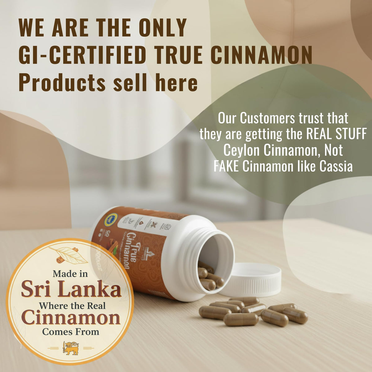 Pure Ceylon Cinnamon Capsules, 2,000mg, Non-GMO, Gluten-Free X913