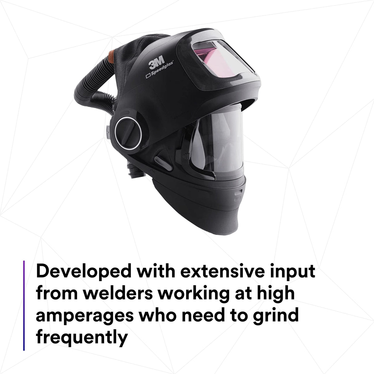 Heavy-Duty Welding Helmet with PAPR Assembly Q474