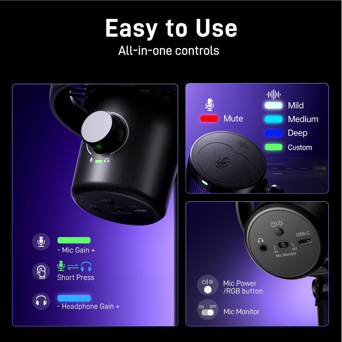 Wireless USB Gaming Microphone Y259223