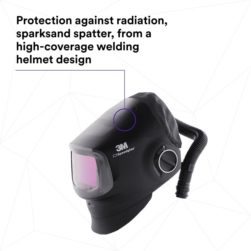 Heavy-Duty Welding Helmet with PAPR Assembly Q474