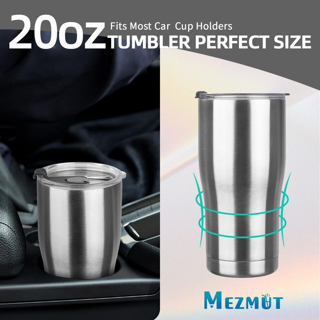20oz Insulated Tumbler with Lid Straw M528