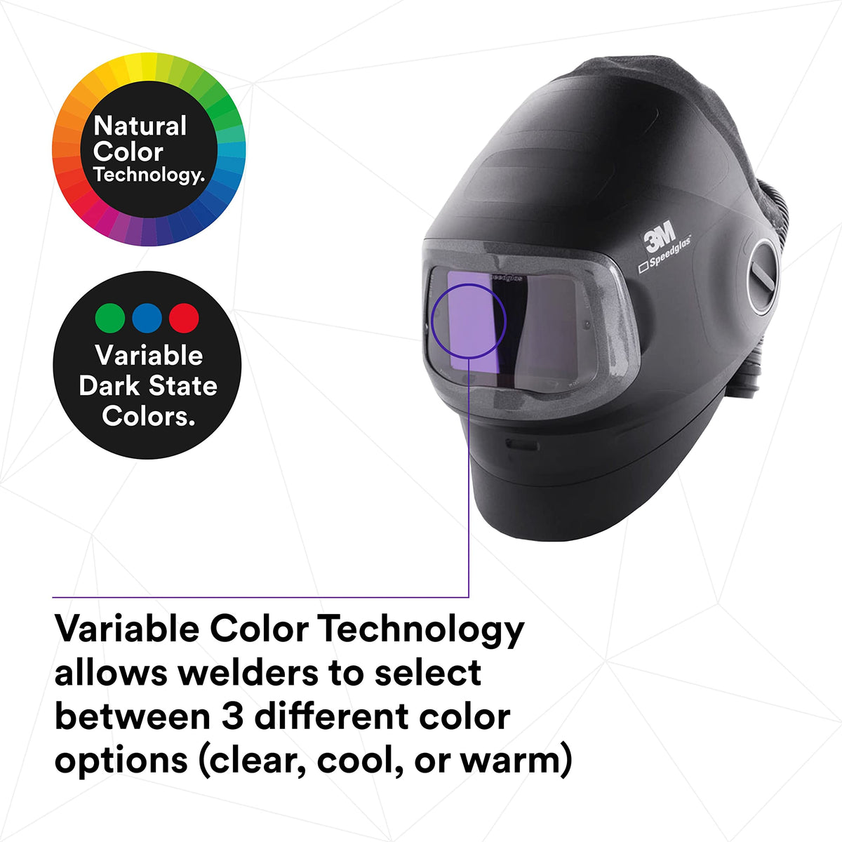 Heavy-Duty Welding Helmet with PAPR Assembly Q474