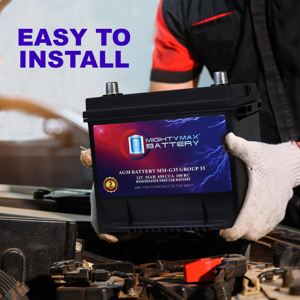 12V 55Ah AGM Replacement Battery J1659