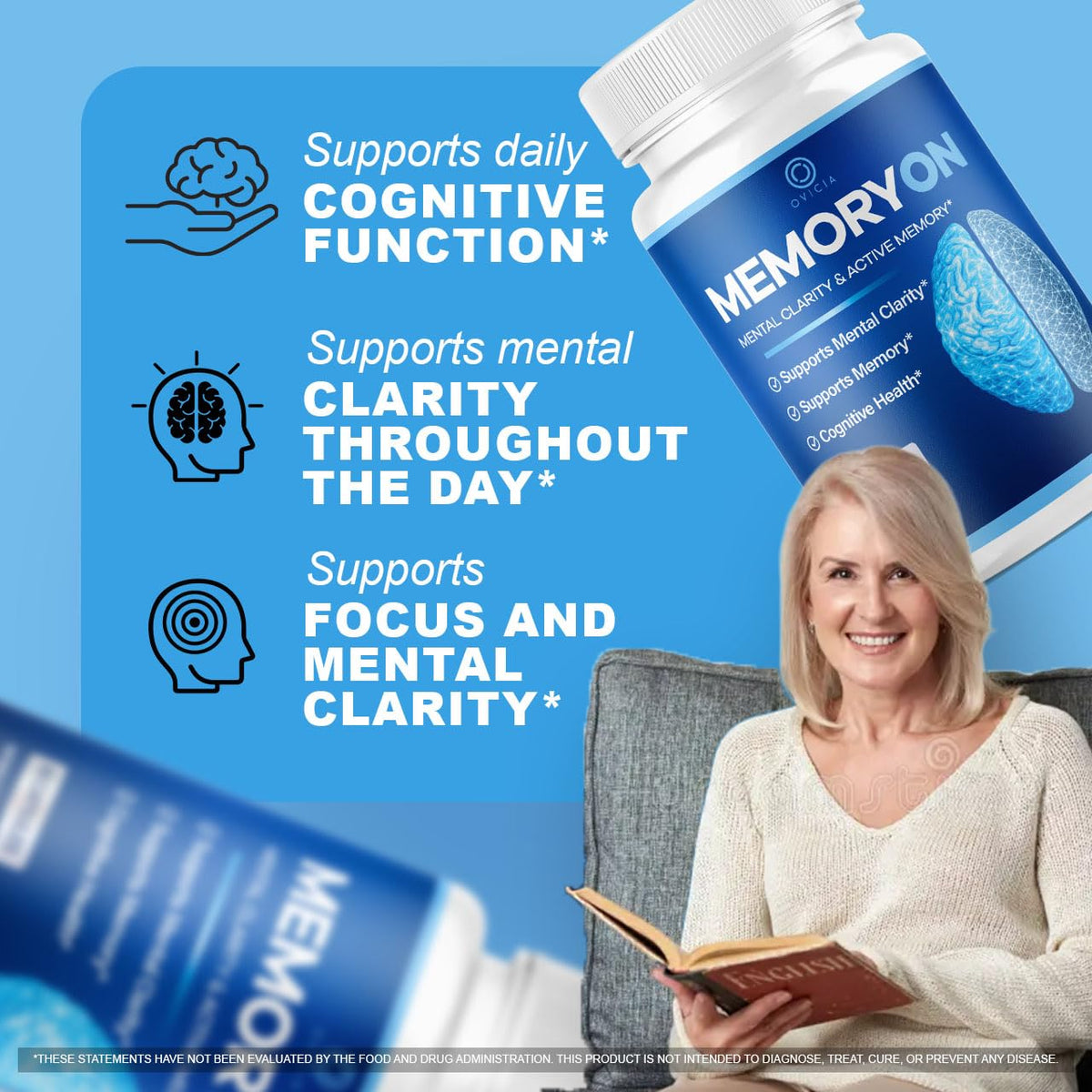60 Capsules Brain Support Pills O244