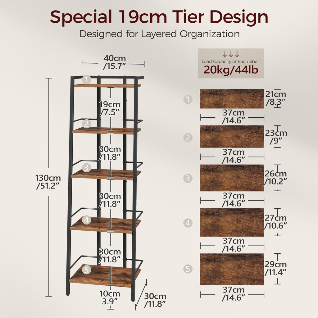 5-Tier Ladder Book Shelf K104714