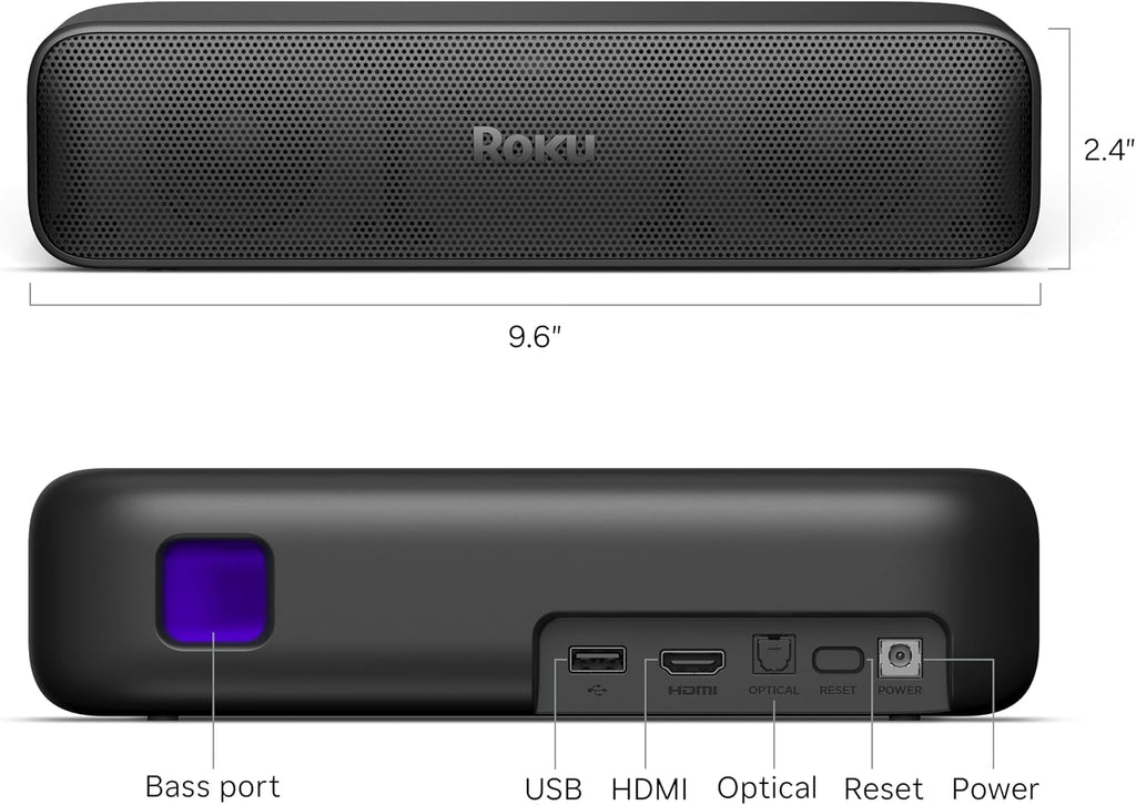 4K TV Soundbar with Built-in Streaming Device G36476