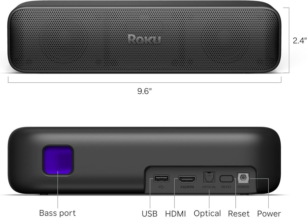 4K TV Soundbar with Built-in Streaming Device G36476