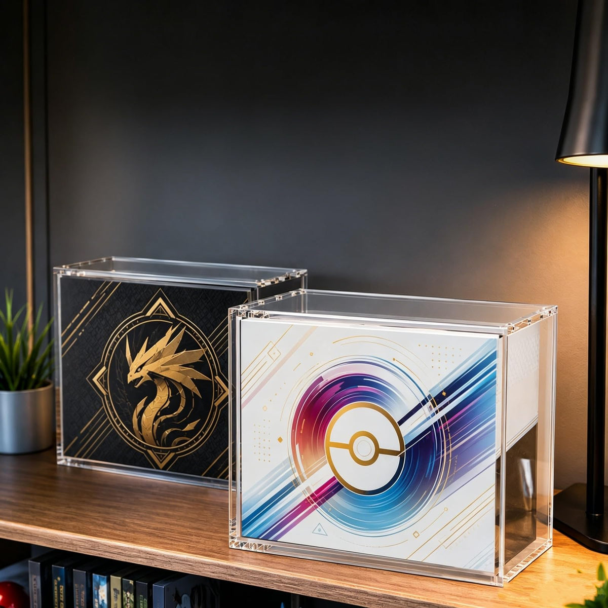 Acrylic Display Case with 6 Magnets Stackable P14830