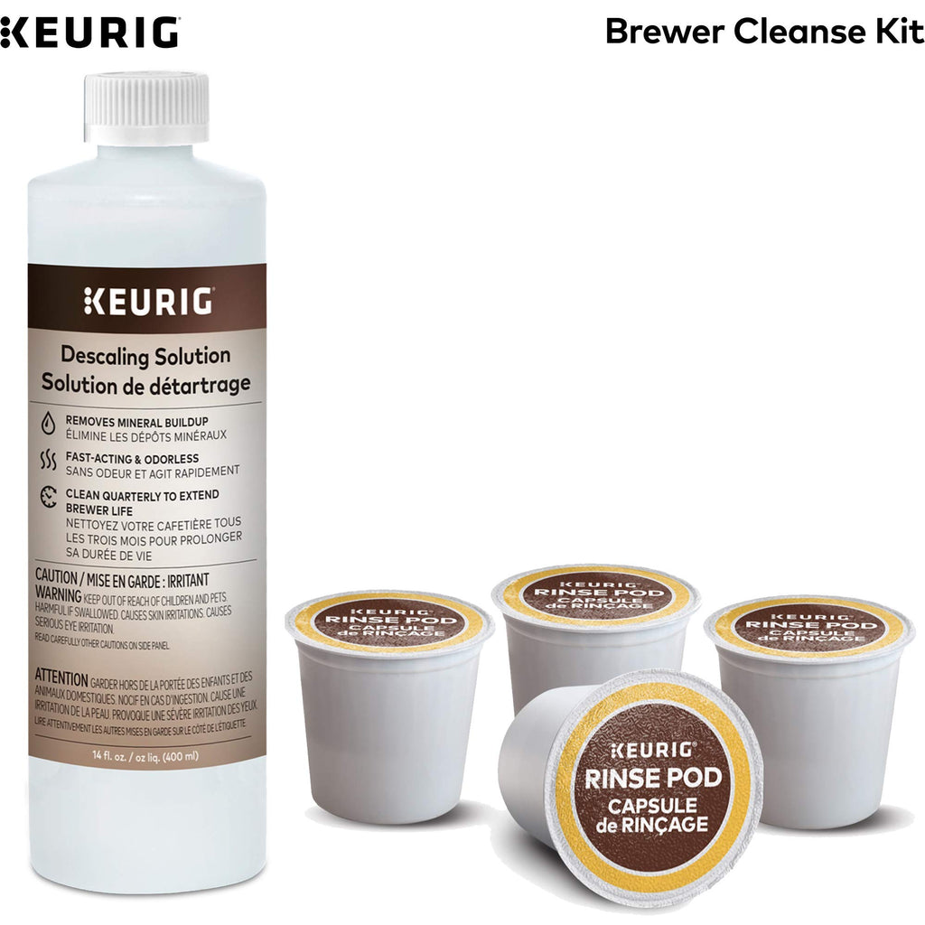 Single Serve K-Cup Pod Coffee Maker & Cleanse Kit K32063