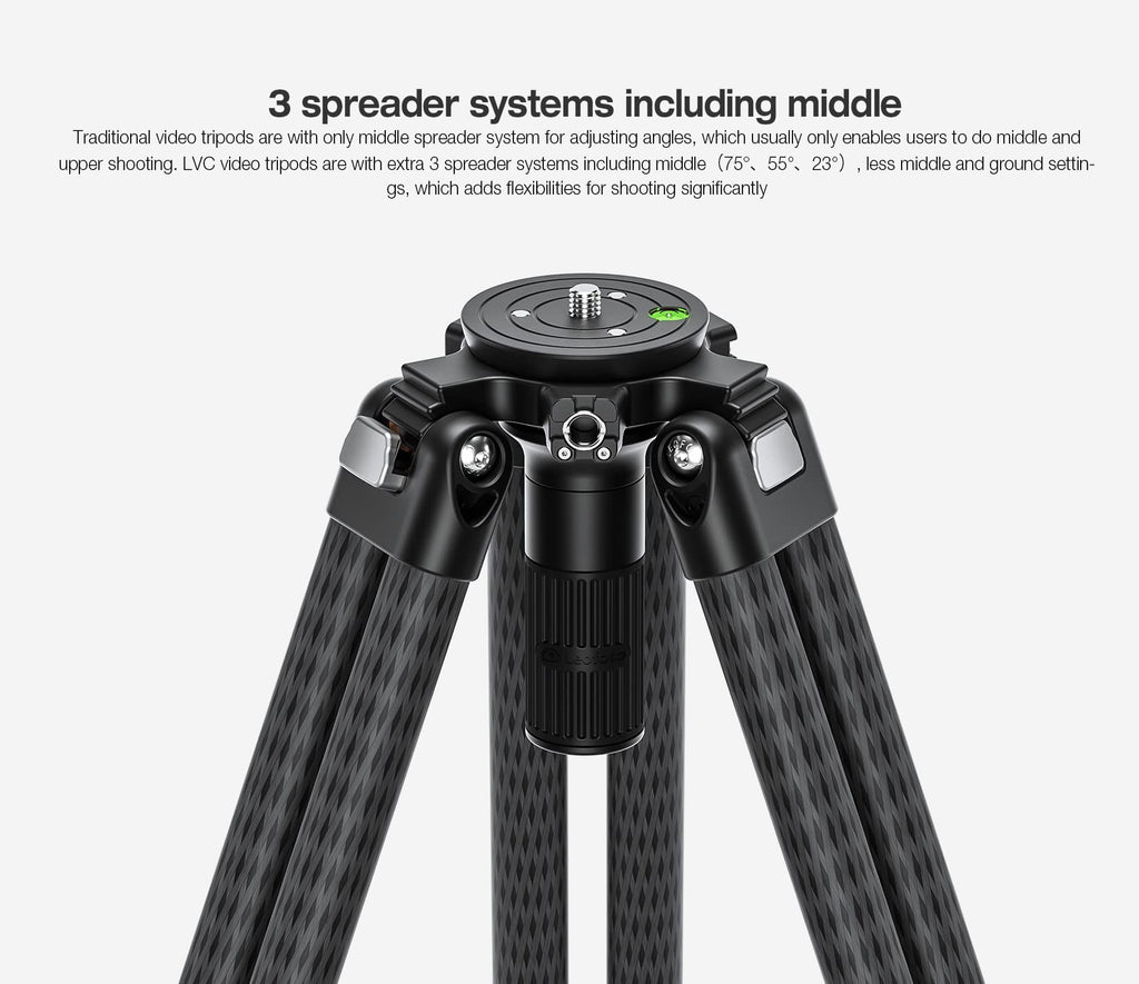 Carbon Fiber Twin Leg Video Tripod C2687